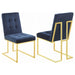 Cisco Tufted Back Side Chairs Ink Blue (Set of 2) image