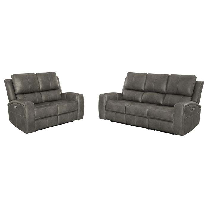 Brickston Triple Power Reclining Sofa Set