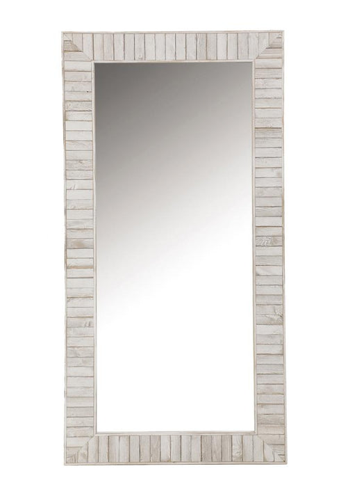 Pino Rectangular Wall Mirror White image