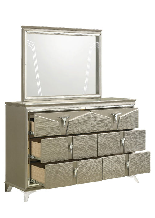 Galaxy Home Samantha Dresser in Silver