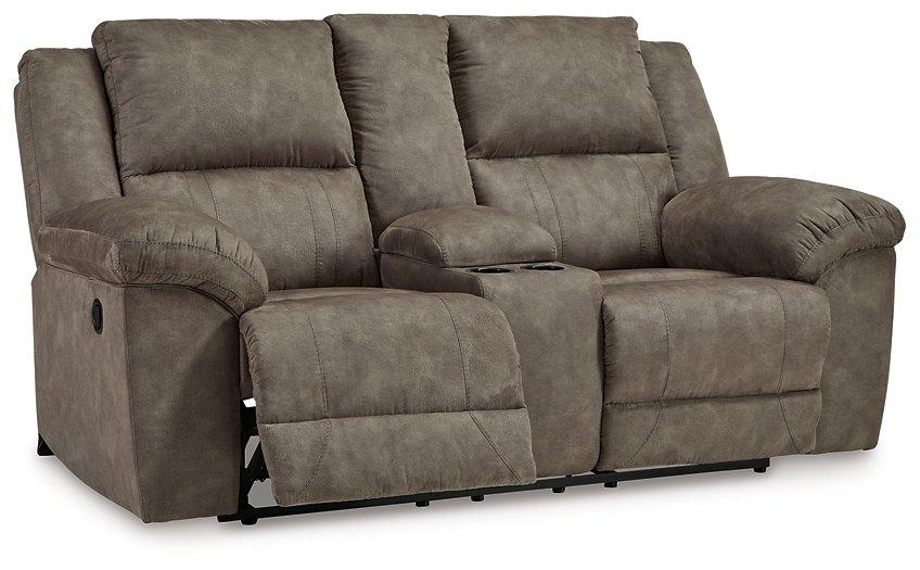 Laresview Reclining Loveseat with Console