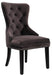 Bronx Transitional Style Chocolate Dining Chair in Walnut Wood image