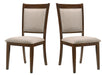 Milton Modern Style Dining Chair in Beige Fabric image