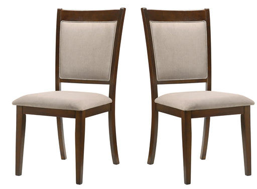 Milton Modern Style Dining Chair in Beige Fabric image