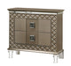 Coral Contemporary Style Nightstand in Bronze finish Wood image
