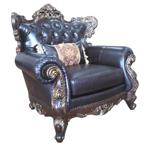 Britney Traditional Style Chair in Cherry finish Wood image