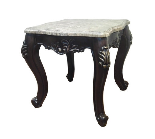 Aroma Traditional Style End Table in Cherry finish Wood image