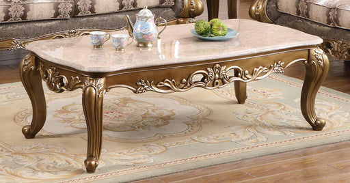 Amelia Traditional Style Coffee Table in Bronze finish Wood image