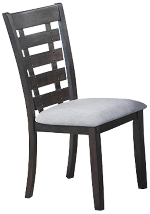 Bailey Transitional Style Dining Chair in Gray finish Wood