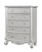 Adriana Transitional Style Chest in Silver finish Wood image