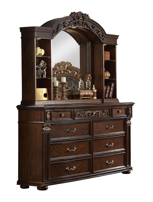 Aspen Traditional Style Dresser in Cherry finish Wood image