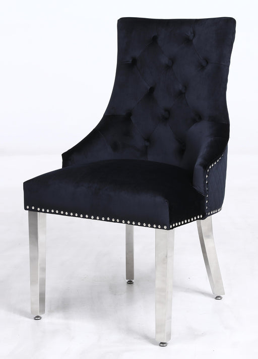 Leo Transitional Style Black Accent Chair image