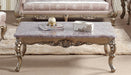 Ariana Traditional Style Coffee Table in Champagne finish Wood image