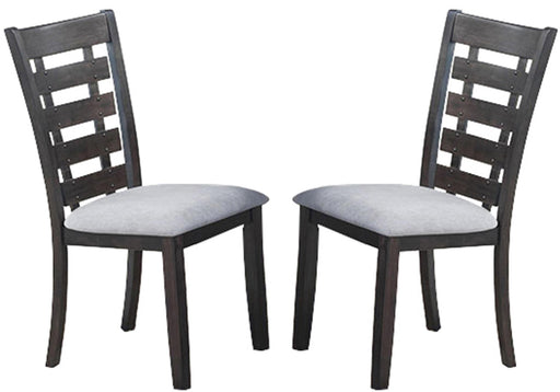 Bailey Transitional Style Dining Chair in Gray finish Wood image