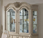 Veronica Antique White Traditional Style Dining Hutch in Champagne finish Wood image