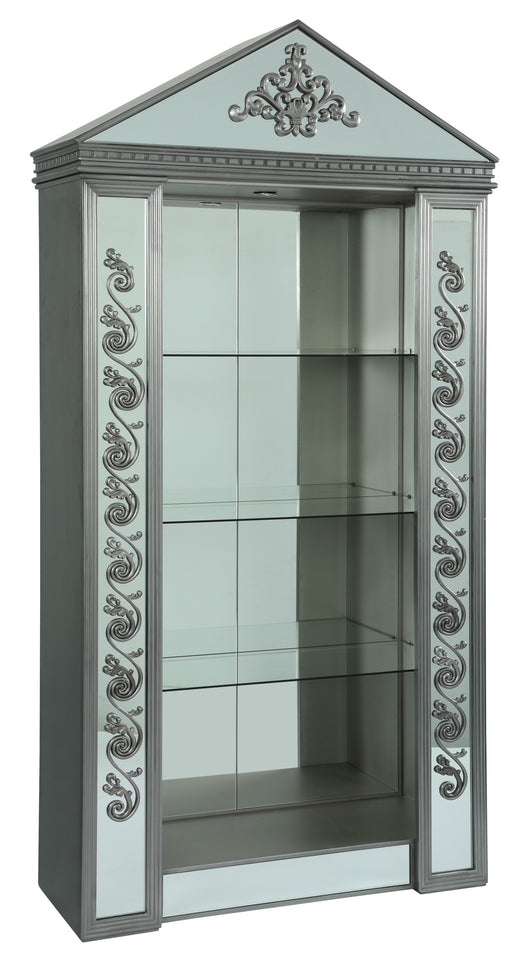 Eros Modern Style Cabinet with Metal Finish image