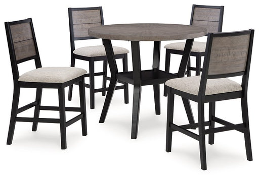 Corloda Counter Height Dining Table and 4 Barstools (Set of 5) image