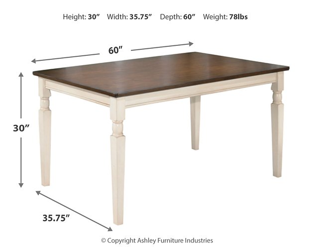 Whitesburg Dining Table
