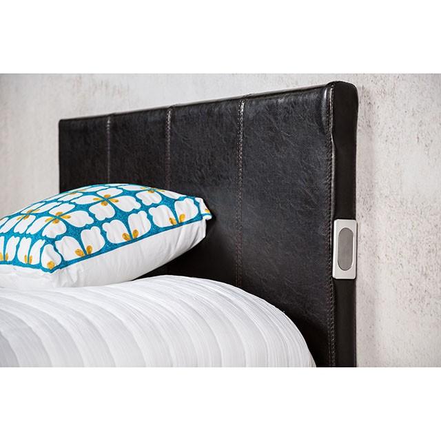 Evans Bed Espresso & Pink