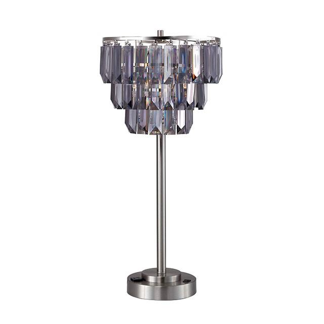 Meg Black/Chrome Table Lamp image