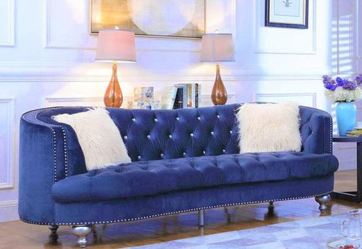 Galaxy Home Afreen Upholstered Sofa in Navy GHF-808857892751 image