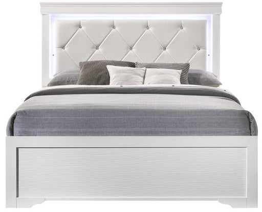 Galaxy Home Brooklyn King Panel Bed in White GHF-733569274345 image