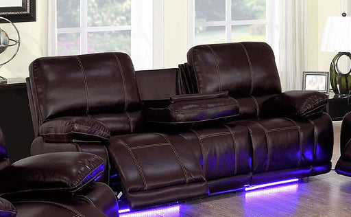 Galaxy Home Electron Power Recliner Sofa in Brown GHF-808857924131 image