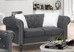 Galaxy Home Emma Loveseat in Gray GHF-808857544742 image