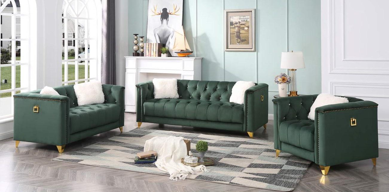 Galaxy Home Russell Chair in Green GHF-733569370917