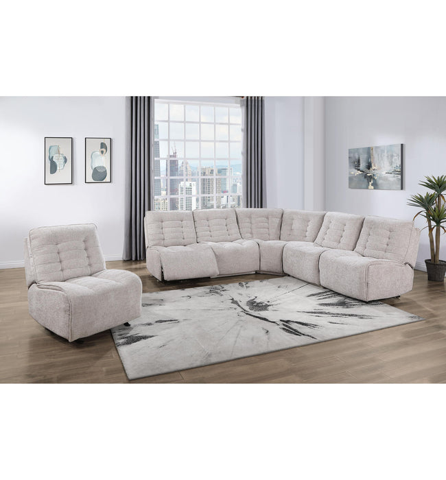 BUILD IT YOUR WAY U6066 CREAM 3 POWER SOFA image