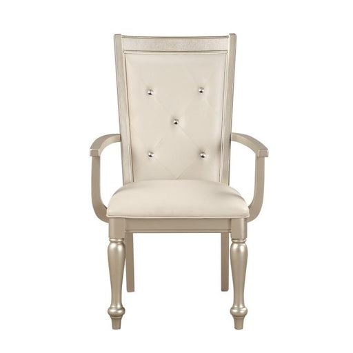 Homelegance Celandine Arm Chair in Silver (Set of 2) image