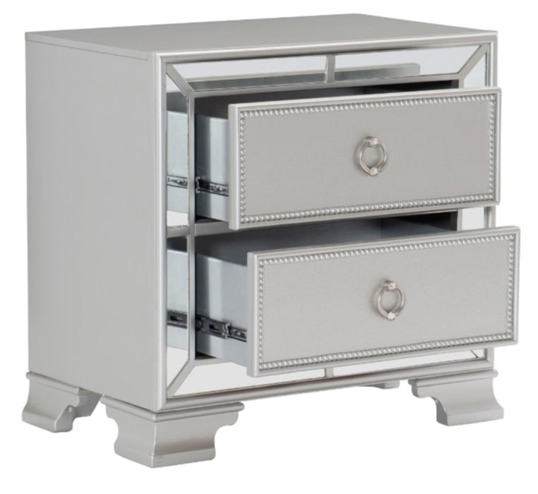 Avondale Nightstand in Silver 1646-4