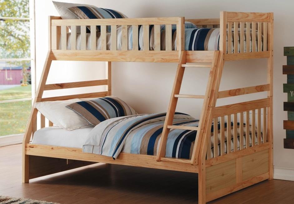 Bartly Twin/Full Bunk Bed in Natural B2043TF-1*