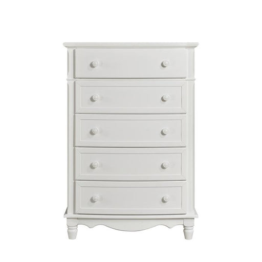 Clementine 5 Drawer Chest in White B1799-9 image