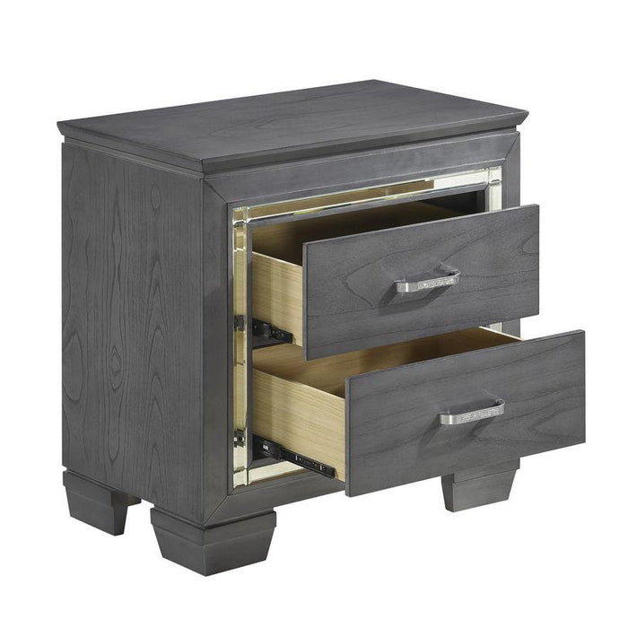 Allura Nightstand in Gray 1916GY-4