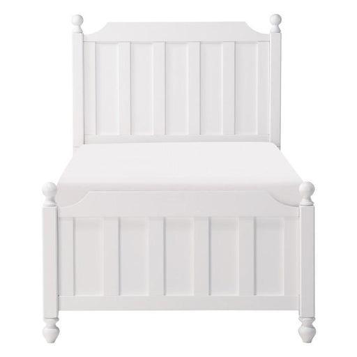 Wellsummer Twin Panel Bed in White 1803WT-1* image