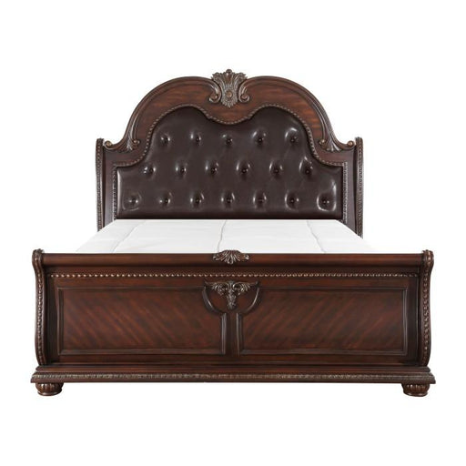 Cavalier King Sleigh Bed in Dark Cherry 1757K-1EK* image