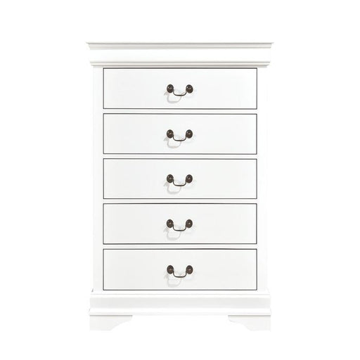 Mayville 5 Drawer Chest in White 2147W-9 image