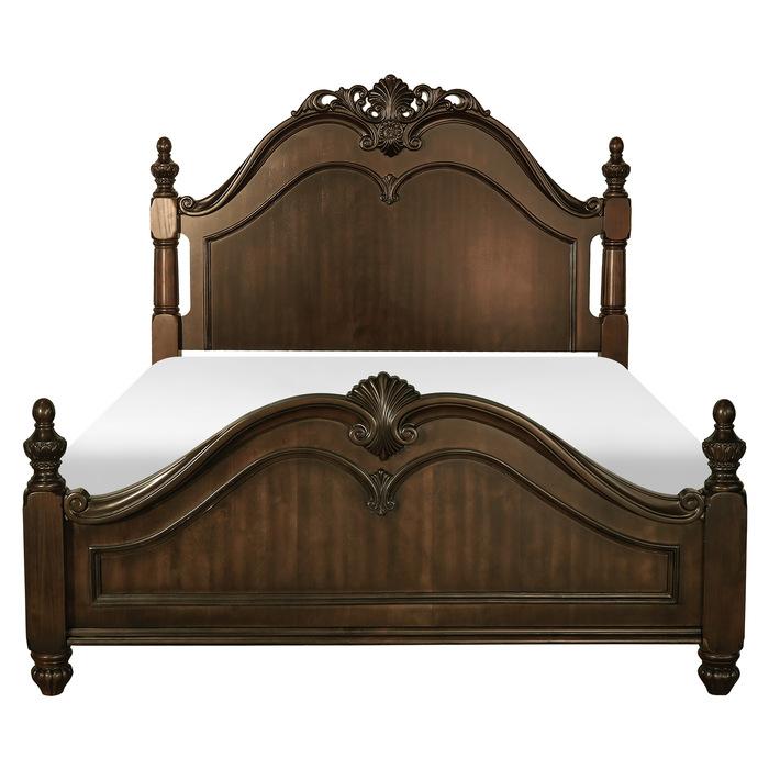 Mont Belvieu King Panel Bed in Dark Cherry 1869K-1EK* image