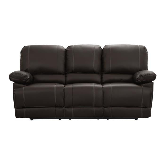Homelegance Furniture Cassville Double Reclining Sofa in Dark Brown 8403-3 image