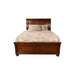 Galaxy Home Baltimore Queen Bed in Dark Walnut image