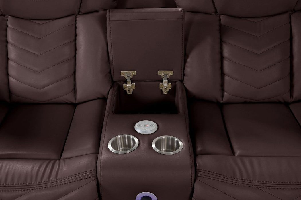 Galaxy Home Challenger Reversible Sectional Brown