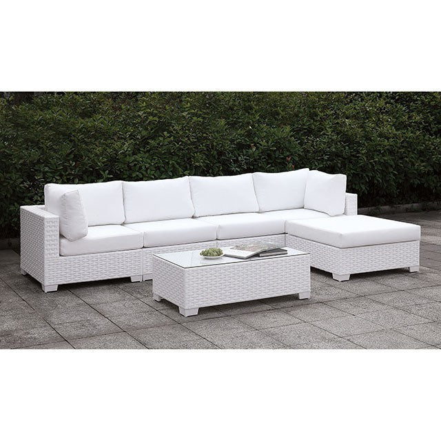 Somani L-Sectional W/ RIGHT Chaise + Coffee Table