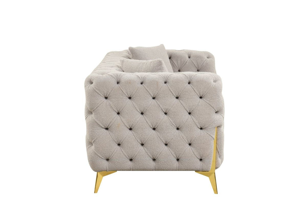 Galaxy Home Contempo Loveseat in Grey