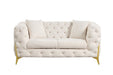 Galaxy Home Contempo Loveseat in Beige image