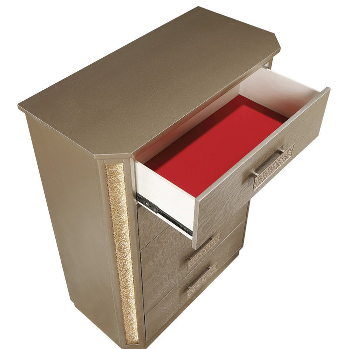 Galaxy Home Medusa Chest in Gold