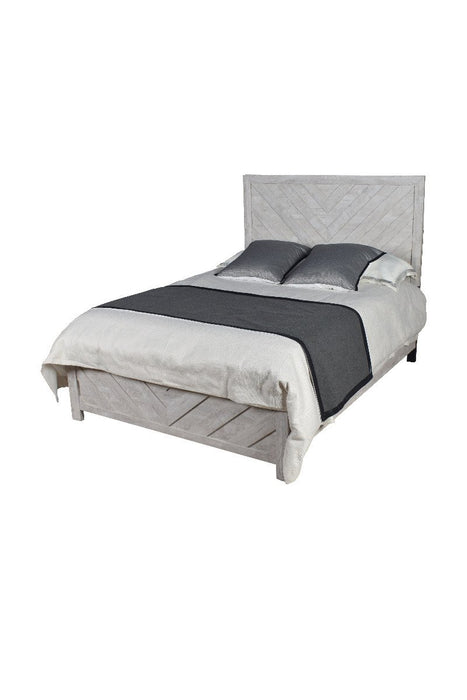 Galaxy Home Denver Queen Bed in Rustic Oak