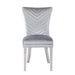 Galaxy Home Eva Stainless Steel Dining Chair (Set of 2) in Silver image