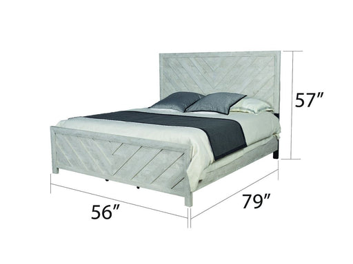 Galaxy Home Denver Full Bed in Rustic Oak image