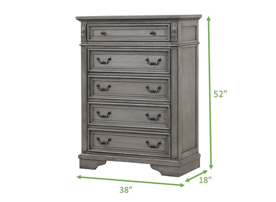 Galaxy Home Grace Chest in Gray